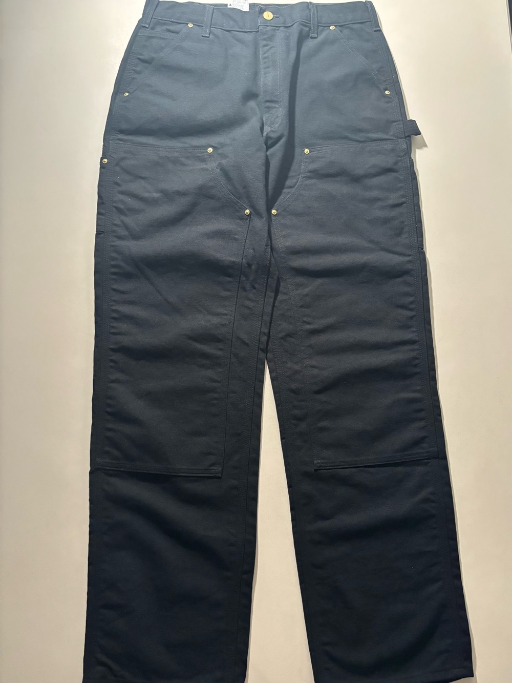 made in USA Carhartt double knee jeans basically brand new condition 34x34